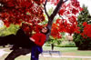 Sandra enjoying the fall colors